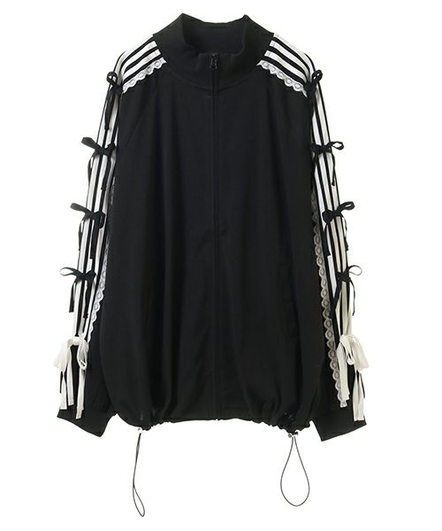 RIBBON RIBBON JERSEY BLOUSON | Candy Stripper（キャンディ