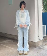 RIBBON RIBBON JERSEY PANTS | Candy Stripper（キャンディ