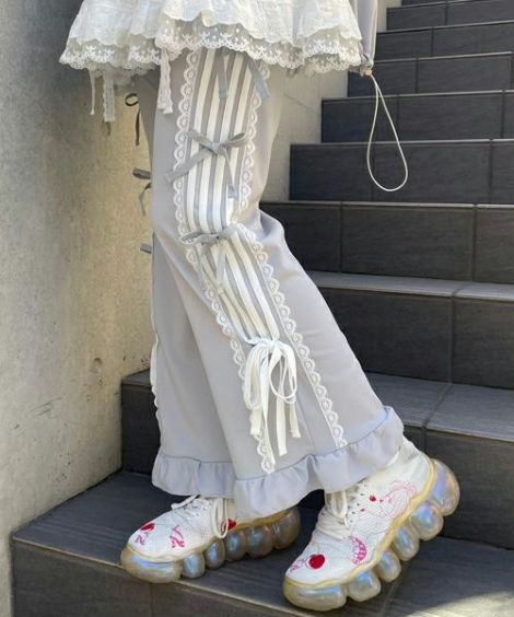 RIBBON RIBBON JERSEY PANTS | Candy Stripper（キャンディ