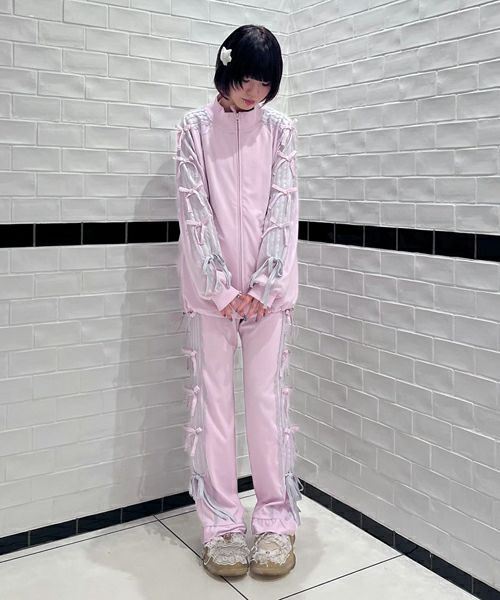 RIBBON RIBBON JERSEY PANTS | Candy Stripper（キャンディ
