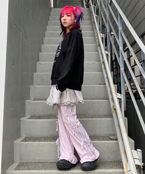 すぐったレディース福袋 RIBBON RIBBON JERSEY PANTS | Candy Stripper（キャンディ パンツ