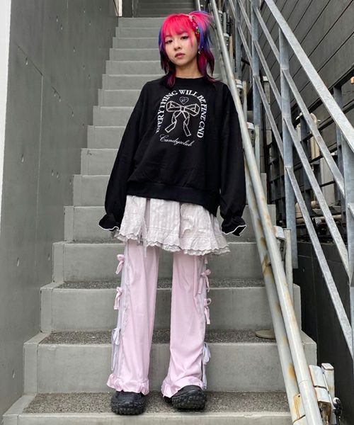 RIBBON RIBBON JERSEY PANTS | Candy Stripper（キャンディ