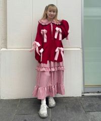 RIBBON KNIT CARDIGAN | Candy Stripper（キャンディ ストリッパー