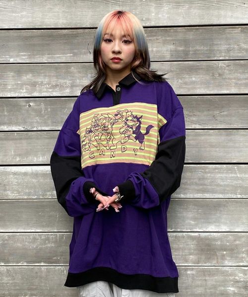 CANDY FRIENDS POLO TOPS | Candy Stripper（キャンディ ストリッパー  