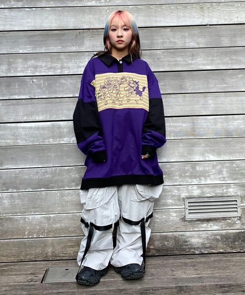 トップス candy CANDY FRIENDS POLO TOPS | Candy Stripper（キャンディ