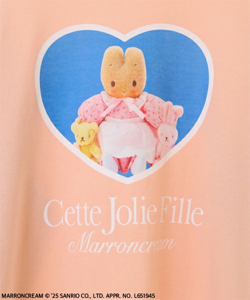 MARRONCREAM】CETTE JOLIE FILLE L/S TEE | Candy Stripper