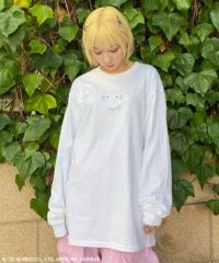 ANGEL 【HELLO KITTY】RHINESTONE L/S TEE | Candy Stripper