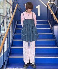 ANGEL 【HELLO KITTY】RHINESTONE L/S TEE | Candy Stripper