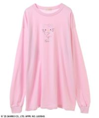 ANGEL 【HELLO KITTY】RHINESTONE L/S TEE | Candy Stripper ANGEL 【HELLO KITTY】RHINESTONE L/S TEE | Candy Stripper