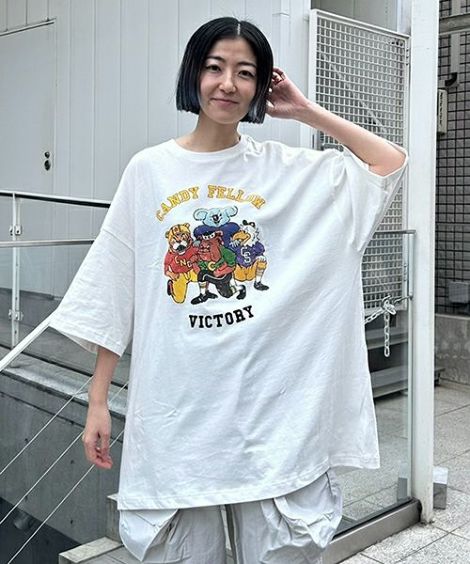 TOKYO CANDY PEPE & TIGER BIG TEE | Candy Stripper TOKYO CANDY PEPE & TIGER BIG TEE | Candy Stripper