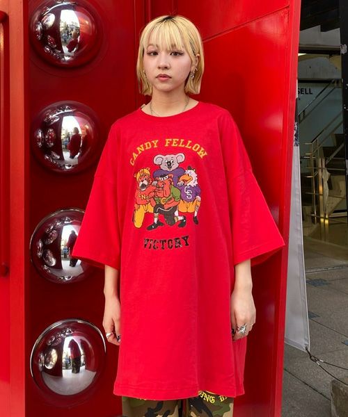 CANDY CANDY PARTY Tシャツ(キャンディーブルー)XL CANDY CANDY PARTY Tシャツ(キャンディーブルー)XL CANDY CANDY