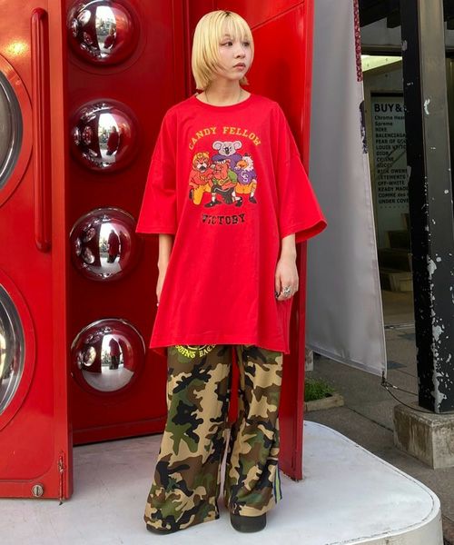 CANDY FELLOW BIG BIG TEE | Candy Stripper（キャンディ