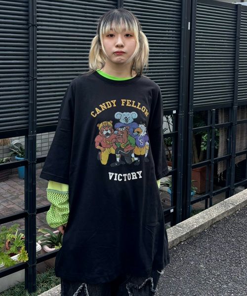 CANDY FELLOW BIG BIG TEE | Candy Stripper（キャンディ