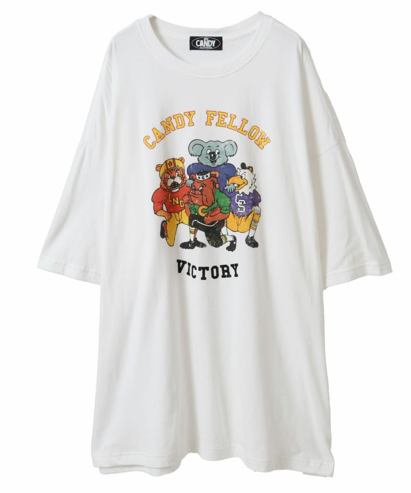 トップス Candy Stripper HELLO KITTYGAL BIG TEE CANDY SWEETIE BIG BIG TEE | Candy Stripper（キャンディ