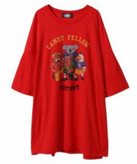トップス Candy Stripper HELLO KITTYGAL BIG TEE トップス Candy Stripper HELLO KITTYGAL BIG TEE HELLO KITTY