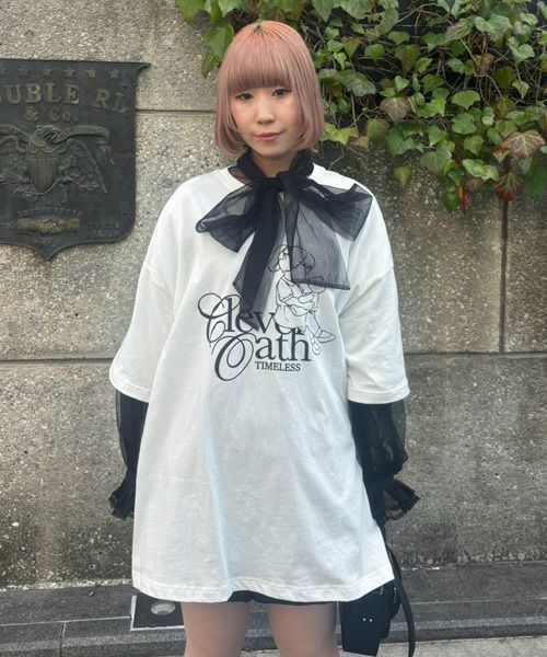 tシャツ CLEVER OATH BIG BIG Tシャツ レディース メンズ CLEVER OATH BIG BIG TEE | Candy Stripper（キャンディ