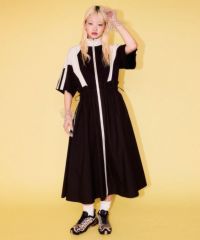 Candy Stripper CND TRACK ONE-PIECE レッド CND TRACK ONE-PIECE | Candy Stripper（キャンディ