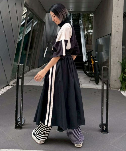 CND TRACK JERSEY DRESS | Candy Stripper（キャンディ