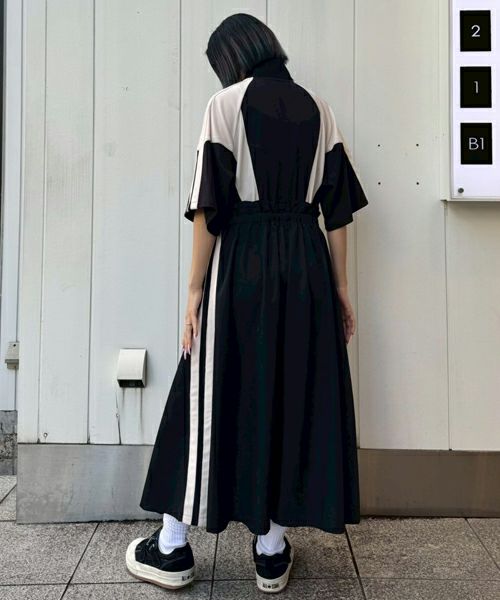 CND TRACK JERSEY DRESS | Candy Stripper（キャンディ