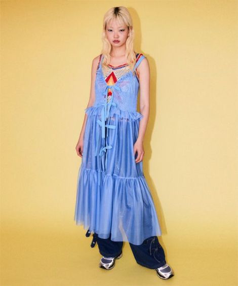 TULLE LINGERIE DRESS