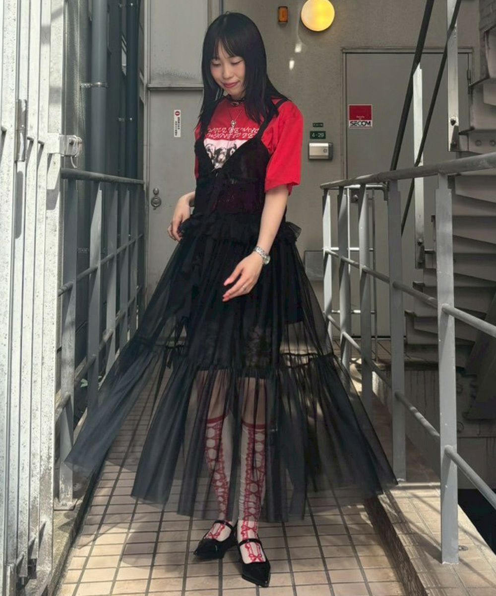 TULLE LINGERIE DRESS | Candy Stripper（キャンディ ストリッパー