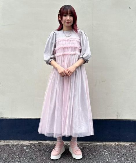 STAR JACQUARD SHEER DRESS | Candy Stripper（キャンディ