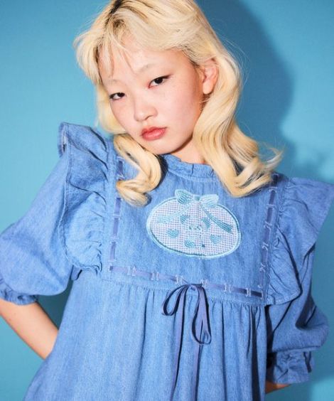 DEAR PEPE DENIM ONE-PIECE