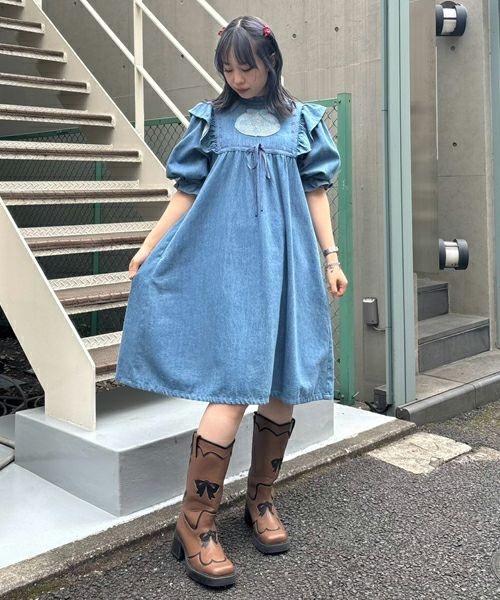 Candy Stripper キャンディーストリッパー ぺぺちゃん ワンピース DEAR PEPE DENIM ONE-PIECE | Candy Stripper（キャンディ