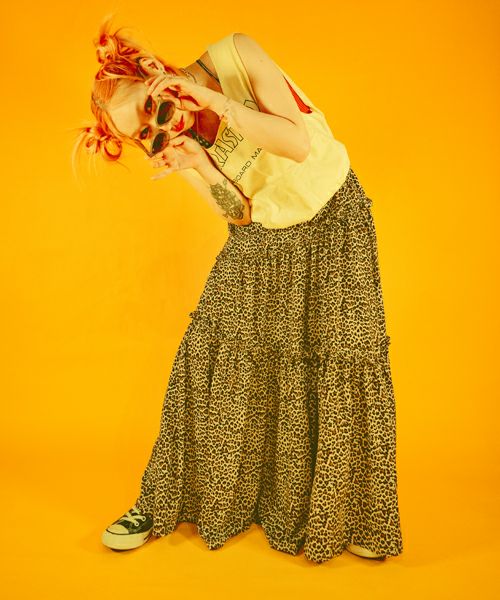 TINY RIBBON TIERED SKIRT | Candy Stripper（キャンディ