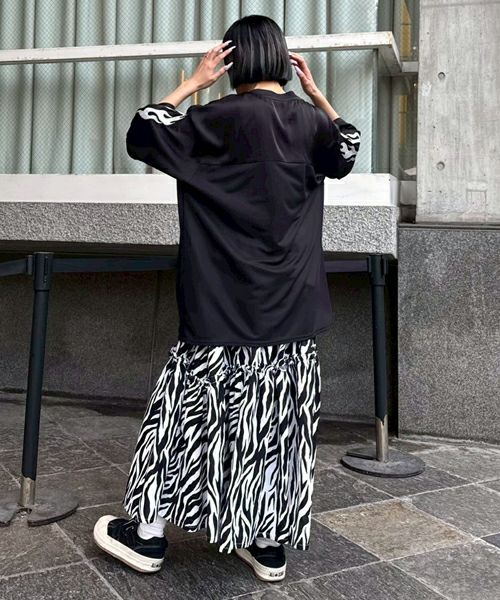 【タグ付き】Candy Stripper キャンディストリッパー　レオパード柄 LEOPARD COLLAR FRILL SWEAT | Candy Stripper（キャンディ