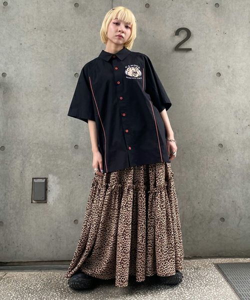 ANIMAL TIERED SKIRT | Candy Stripper（キャンディ