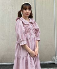 Candy　Stripper キャンディストリッパー　ロングワンピース　フリルM SHIRLEY FRILL DRESS | Candy Stripper（キャンディ