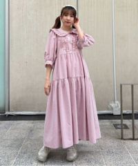 SHIRLEY FRILL DRESS | Candy Stripper（キャンディ