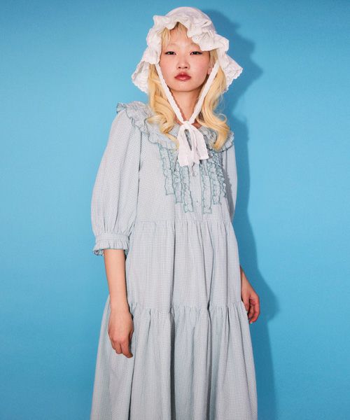 SHIRLEY FRILL DRESS | Candy Stripper（キャンディ