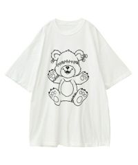 くまてぃん FRANKEN BEAR BIG TEE | Candy Stripper（キャンディ ストリッパー