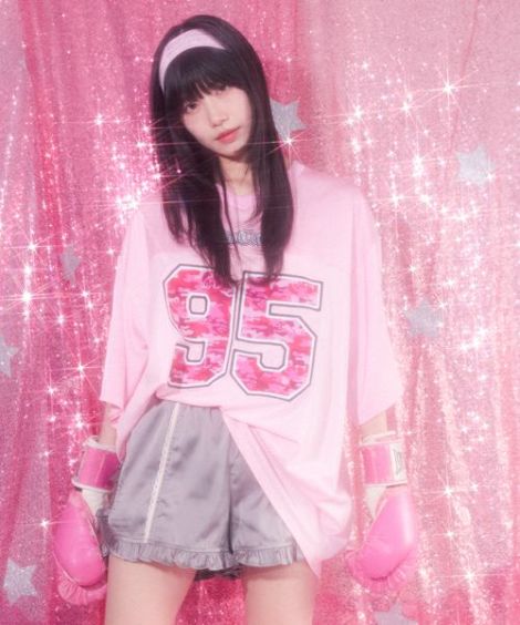GLOSSY FRILL SHORTS