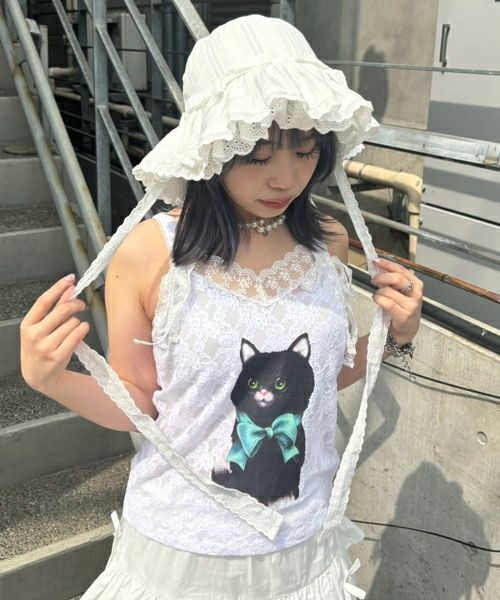 ワンピース Lumignon Candy check panel zip dress TINY RIBBON CHECK DRESS | Candy Stripper（キャンディ ストリッパー