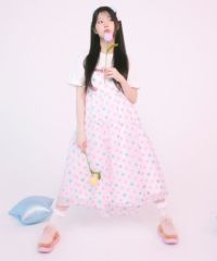 ワンピース candystripper STAR JACQUARD SHEER DRESS セール】STAR JACQUARD SHEER ドレス（ワンピース）｜Candy