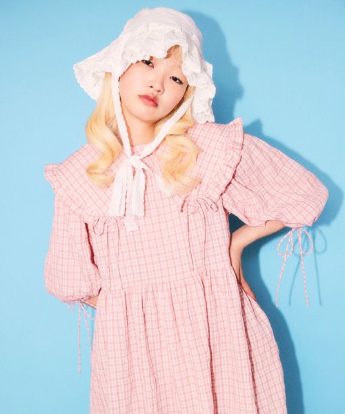 SUMMER TIME CHECK ONE-PIECE | Candy Stripper（キャンディ