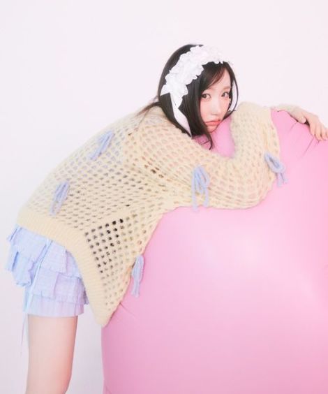 RIBBON MESH KNIT CARDIGAN