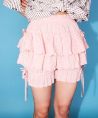 TINY RIBBON FRILL DRAWERS | Candy Stripper（キャンディ