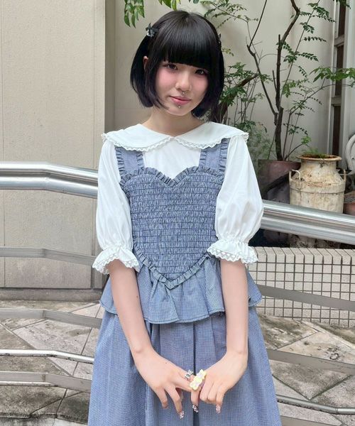 40%OFFセール SALE モル レディース FREE(Ladies') MOL candy stripe dangle T キャンディーストライプダングルTシャツ ベージュ 25春夏 レディース服 MOL 40%OFFセール SALE モル 子ども服 90cm-150cm candy stripe