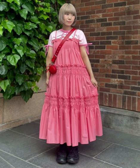 FOR YOU SHIRRING DRESS