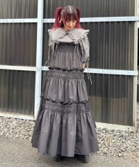 FOR YOU SHIRRING DRESS | Candy Stripper（キャンディ ストリッパー