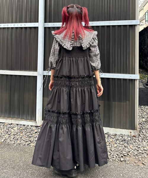 FOR YOU SHIRRING DRESS | Candy Stripper（キャンディ