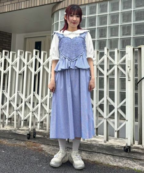 MY SWEET GINGHAM CHECK ONE-PIECE