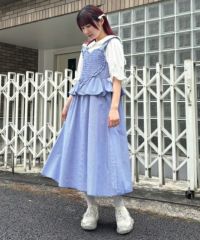 ✨美品✨Candy Stripper ギンガムチェック ロングワンピース ドレス Candy Stripper（キャンディストリッパー）の「HOLIDAY GINGHAM