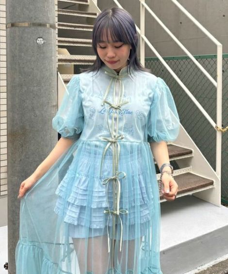 CHINA SHEER ONE-PIECE