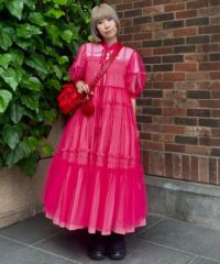 キャンディストリッパーCHINA SHEER ワンピース　チュールワンピース CHINA SHEER ONE-PIECE | Candy Stripper（キャンディ