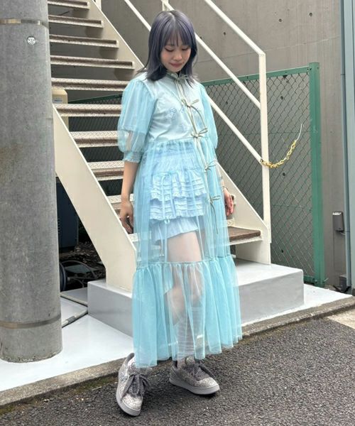 CHINA SHEER ONE-PIECE | Candy Stripper（キャンディ
